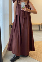 画像をギャラリービューアに読み込む, RIBBON LONG ONEPIECE (WINE)
