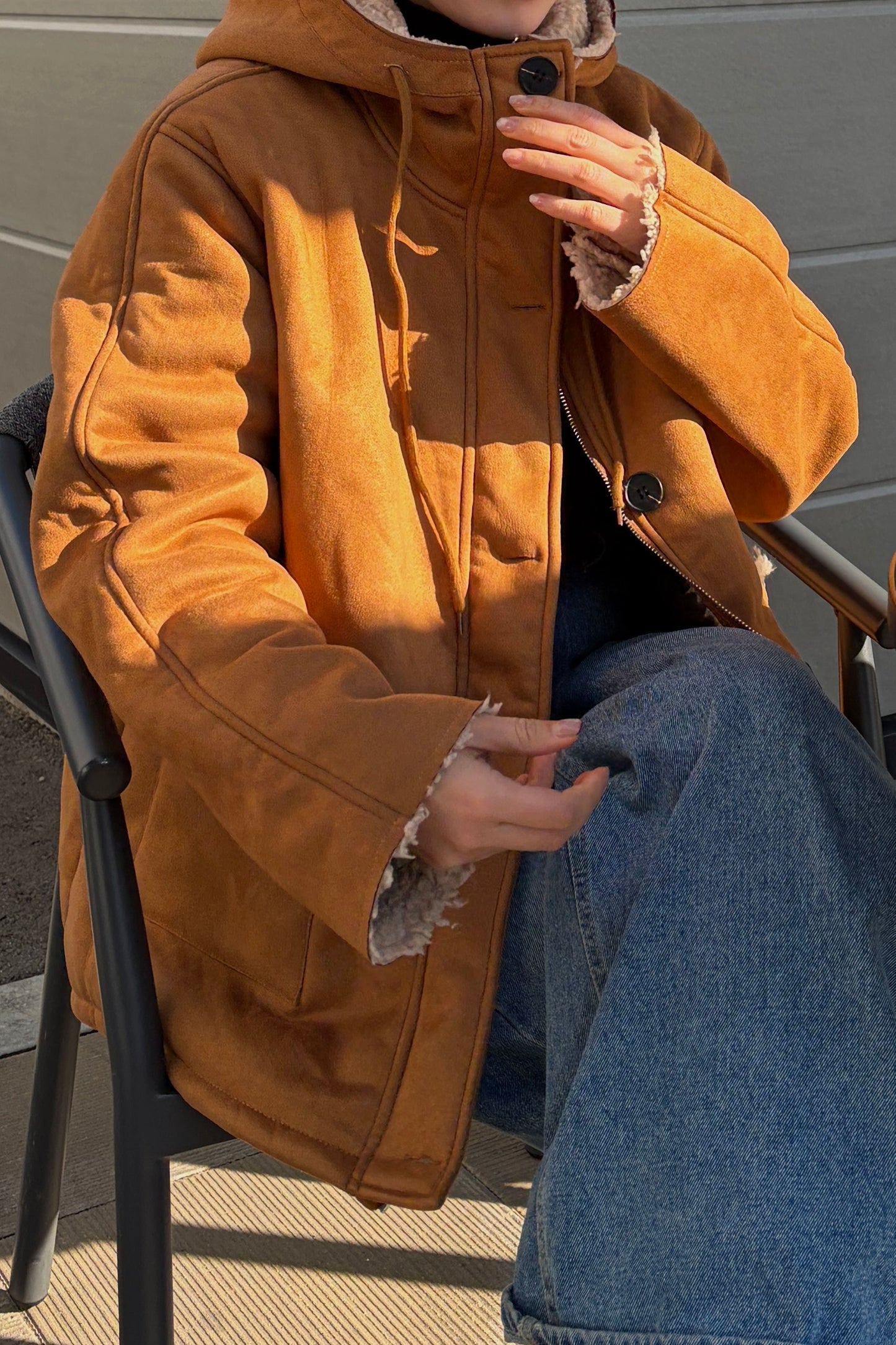 予約 / MOUTON HOODIE COAT