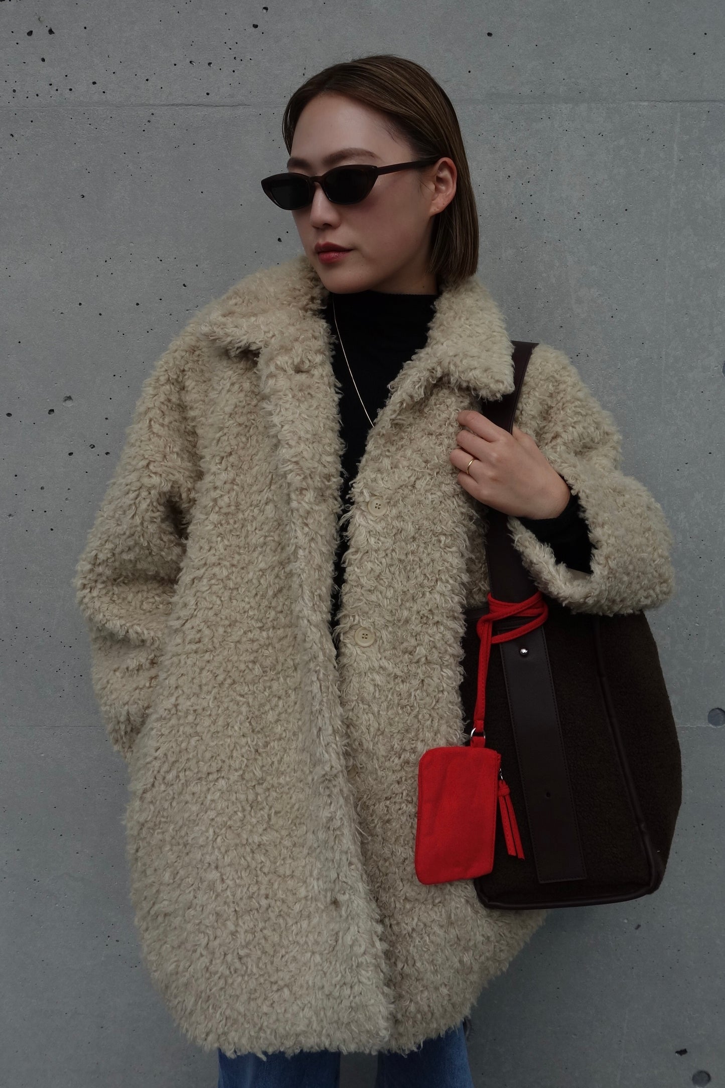 POODLE FUR COAT