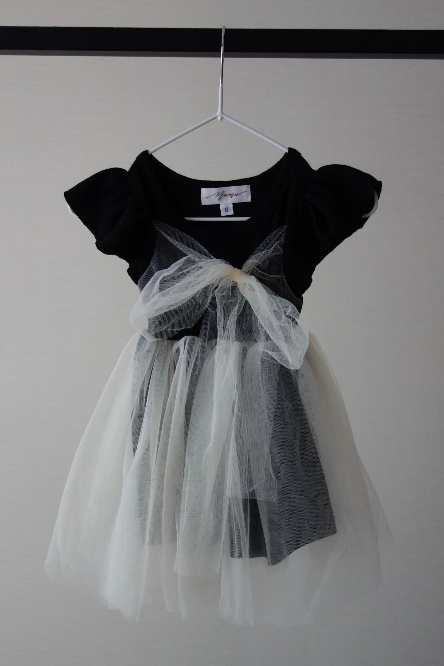 BABY / ribbon tulle onepiece
