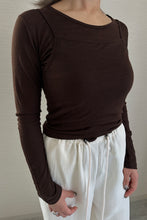 画像をギャラリービューアに読み込む, Layered long tee
