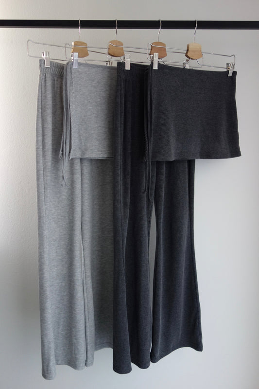 予約 / RIB WRAP SKIRT & FLARE PT
