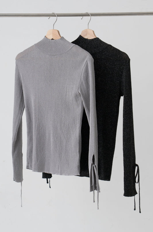 LAME RIBBON KNIT