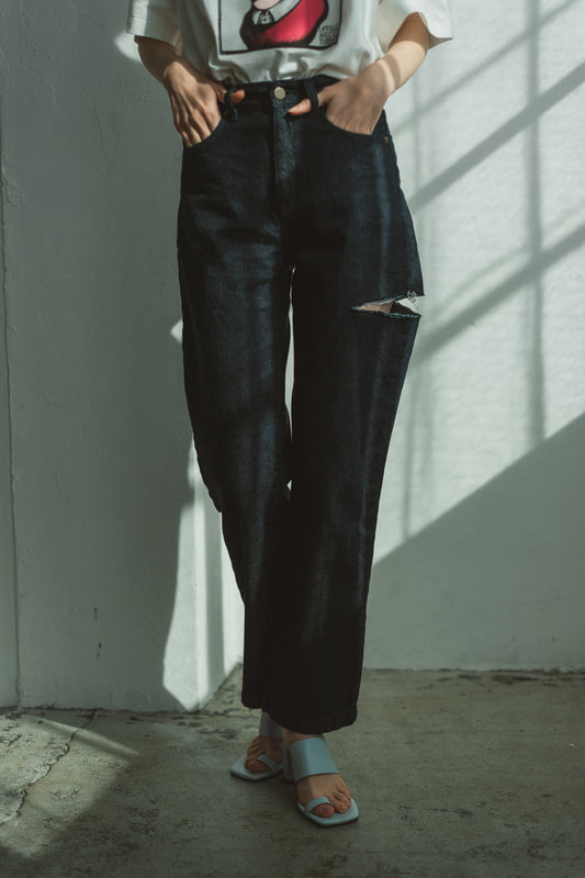 STRAIGHT CUT DENIM (INDIGO)